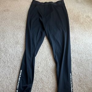 Alexander Wang COMPACT LOGO LEGGING IN STRETCH KNIT